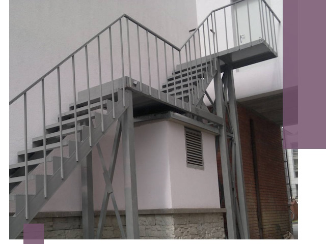 Монтаж пожарных лестниц под ключ в Ростове-на-Доне с гарантией качества