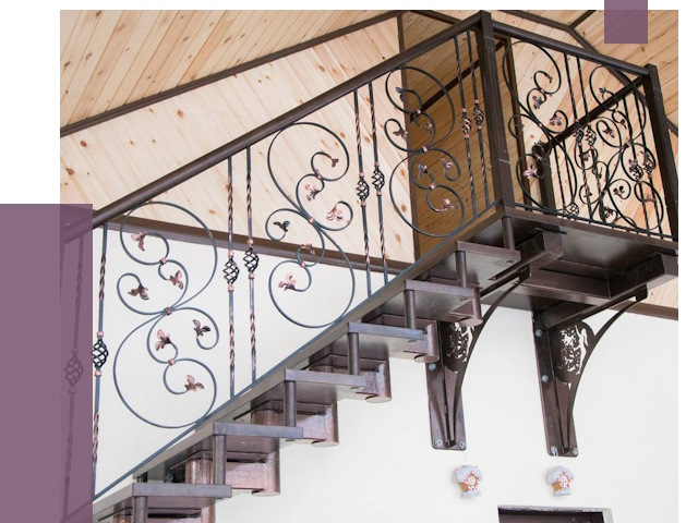 Кованые лестницы в Ростове-на-Доне от 81346 руб. под ключ