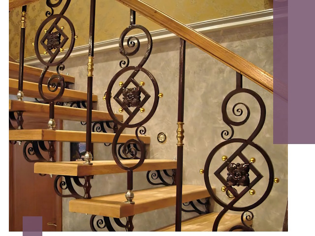 Изготовление кованых лестниц под ключ в Ростове-на-Доне