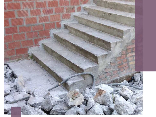 Демонтаж бетонных лестниц в Ростове-на-Доне: быстро и безопасно