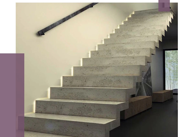 Облицовка бетонных лестниц в Ростове-на-Доне от 4693 руб/м2 