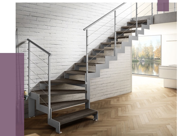 Г-образные лестницы под ключ в Ростове-на-Доне от 37805 руб. | ПРОЛЁТ-Рст