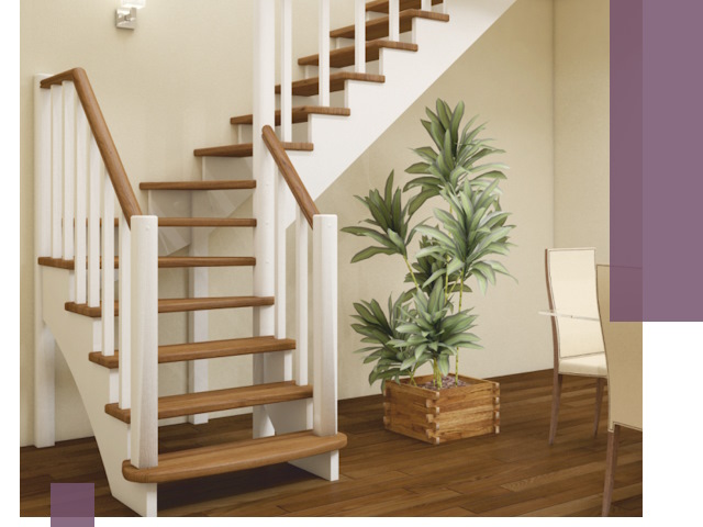 Г-образные лестницы под ключ в Ростове-на-Доне — изготовление и монтаж