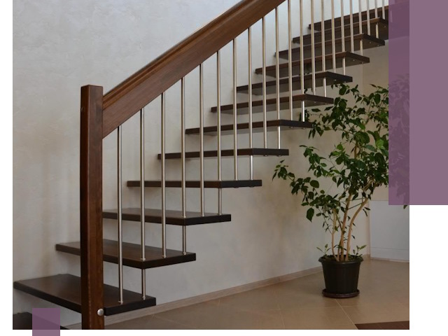 Лестницы на больцах под ключ в Ростове-на-Доне – изготовление и монтаж