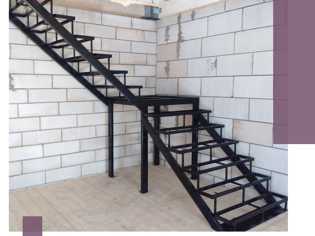 Лестницы на металлокаркасе под ключ в Ростове-на-Доне — изготовление и монтаж