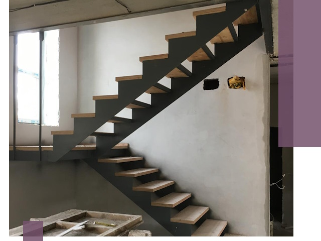 Изготовление лестниц на металлокаркасе в Ростове-на-Доне от производителя