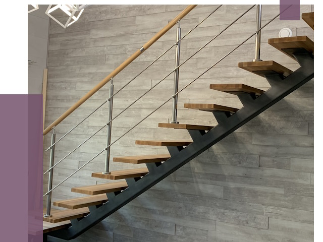 Изготовление лестниц на монокосоуре в Ростове-на-Доне от 77696 руб. 