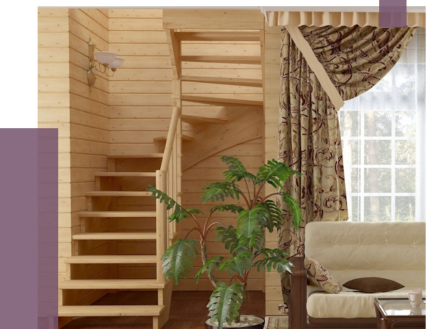 Лестницы для дачи в Ростове-на-Доне от 77435 руб.  | ПРОЛЁТ-Рст