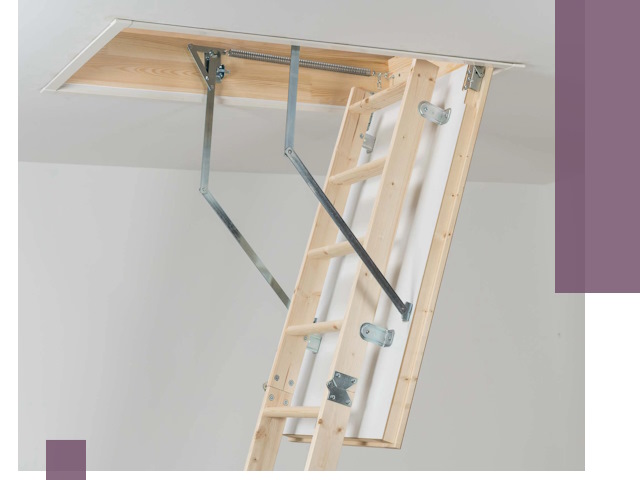 Установка чердачной лестницы под ключ в Ростове-на-Доне