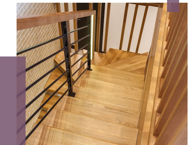 Лестницы из ясеня в Ростове-на-Доне под ключ от 10220 руб. 