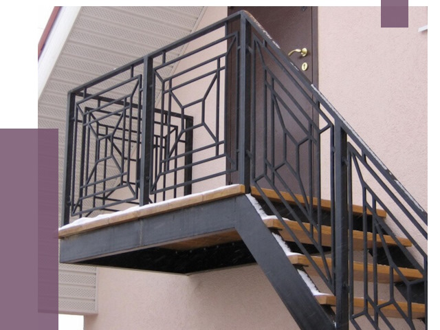 Металлические перила в Ростове-на-Доне от 4380 руб.  | ПРОЛЁТ-Рст