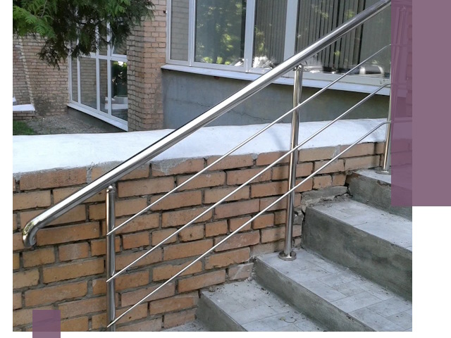 Перила из нержавеющей стали высокого качества в Ростове-на-Доне