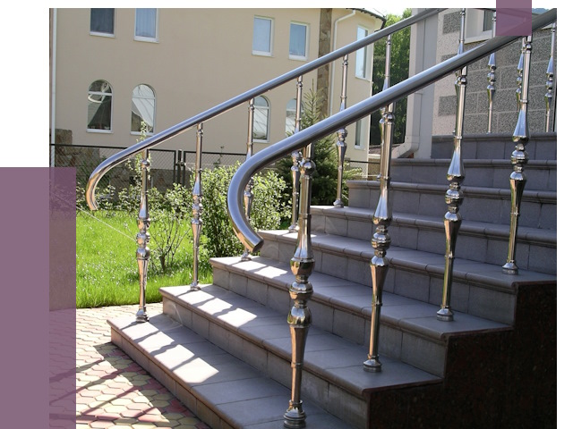 Перила для крыльца в Ростове-на-Доне от 10950 руб. — монтаж ПРОЛЁТ-Рст