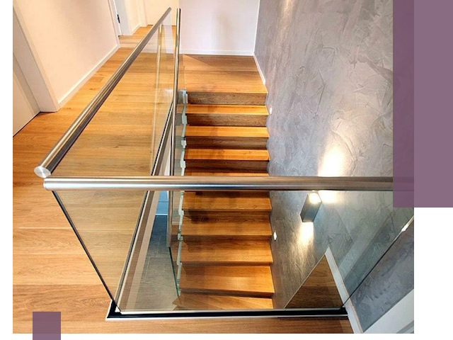 Перила для лестницы в доме — изготовление и монтаж в Ростове-на-Доне