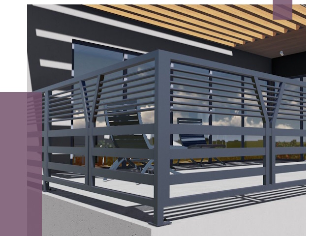 Изготовление балконных ограждений в Ростове-на-Доне от 10950 руб. | ПРОЛЁТ-Рст