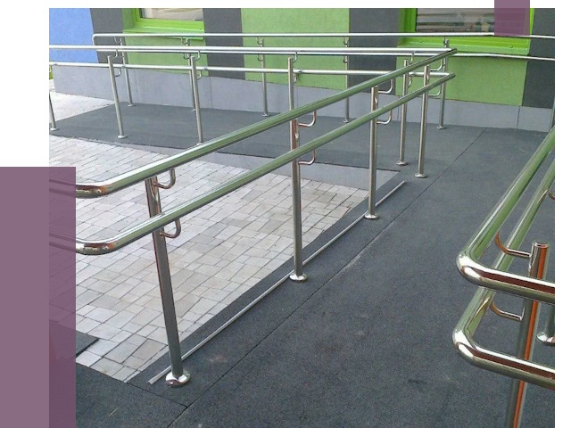 Ограждения пандусов в Ростове-на-Доне от 4432 руб. монтаж | ПРОЛЁТ-Рст