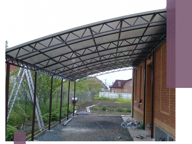 Профессиональный монтаж навесов под ключ в Ростове-на-Доне