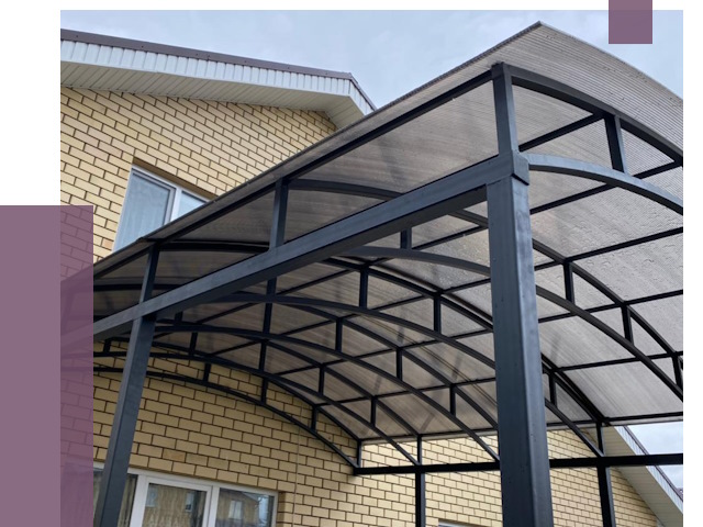 Монтаж козырьков в Ростове-на-Доне от 11733 руб. | ПРОЛЁТ-Рст