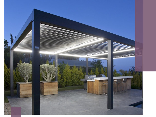 Навесы отдельно стоящие под ключ в Ростове-на-Доне из металла и поликарбоната