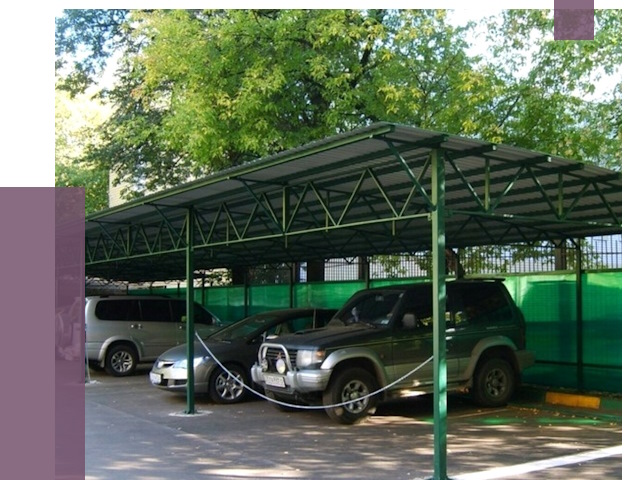 Навесы для парковки в Ростове-на-Доне от 81868 руб. заказать | ПРОЛЁТ-Рст