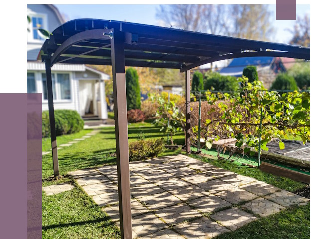 Навесы для дачи в Ростове-на-Доне от 12984 руб. под ключ — ПРОЛЁТ-Рст