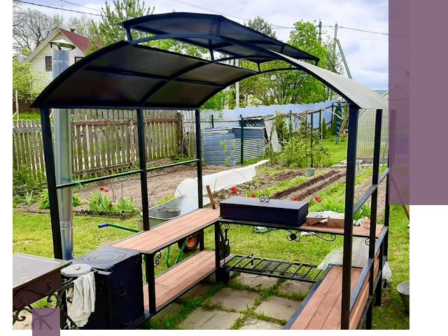 Навесы для барбекю в Ростове-на-Доне: изготовление, монтаж и демонтаж