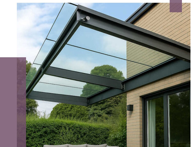 Стеклянные навесы и козырьки в Ростове-на-Доне от 12515 руб.