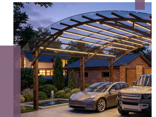 Металлические навесы в Ростове-на-Доне от 12932 руб. под ключ — ПРОЛЁТ-Рст