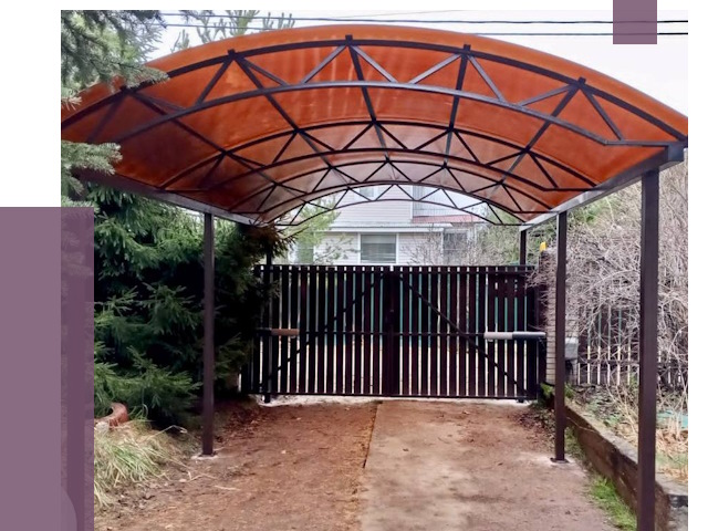 Арочные навесы в Ростове-на-Доне от 12984 руб. — изготовление и монтаж | ПРОЛЁТ-Рст