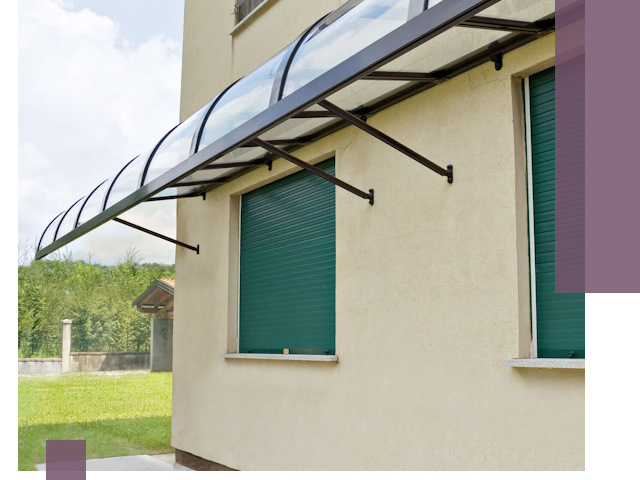 Козырьки над окнами в Ростове-на-Доне — изготовление и монтаж по выгоде