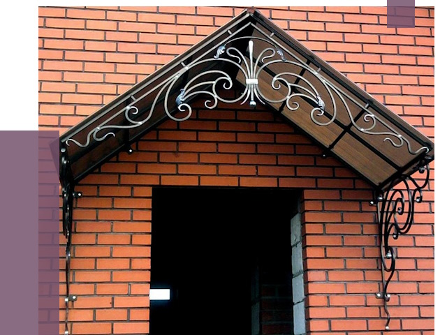 Металлические козырьки в Ростове-на-Доне от 10898 руб. 