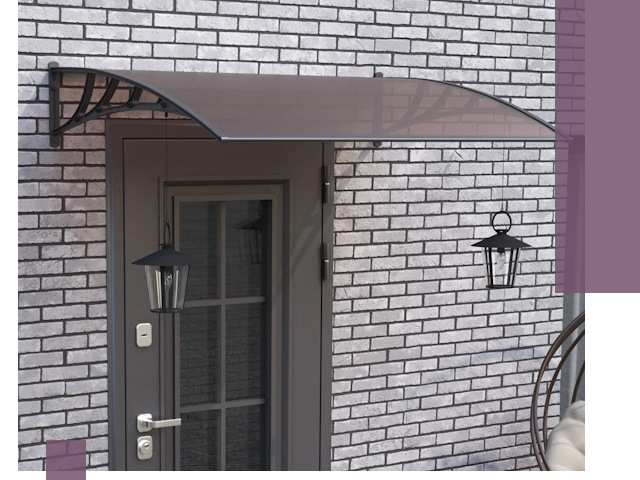 Недорогие козырьки и навесы под ключ в Ростове-на-Доне