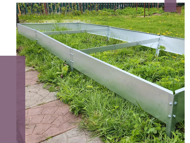 Металлические бордюры для грядок в Ростове-на-Доне от 1825 руб. 