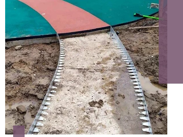 Металлические бордюры для дорожек в Ростове-на-Доне — монтаж и изготовление