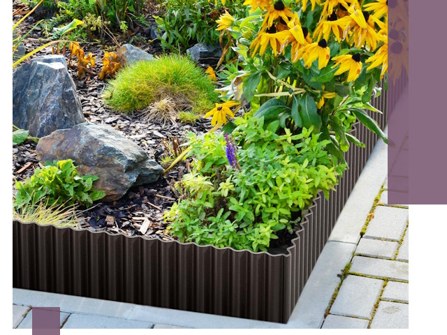 Металлические бордюры для клумб в Ростове-на-Доне — производство и монтаж