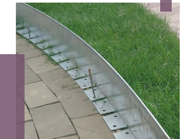 Металлические бордюры для тротуаров в Ростове-на-Доне от 8865 руб.