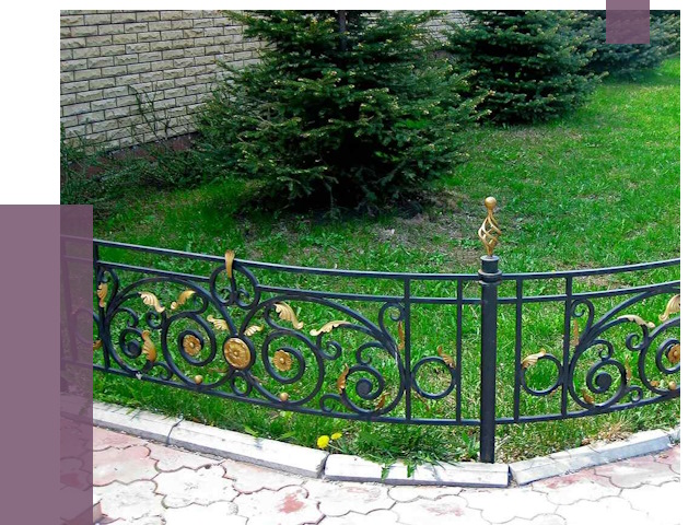 Кованые газонные ограждения в Ростове-на-Доне от 7770 руб. — ПРОЛЁТ-Рст